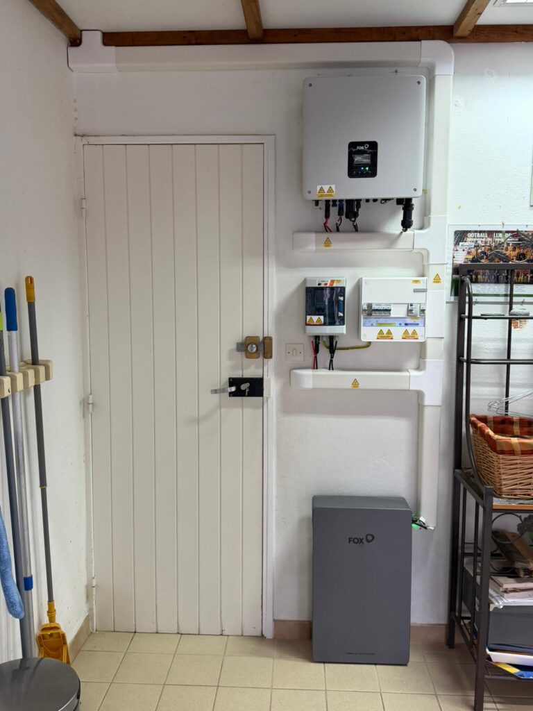 Installation de batteries Fox