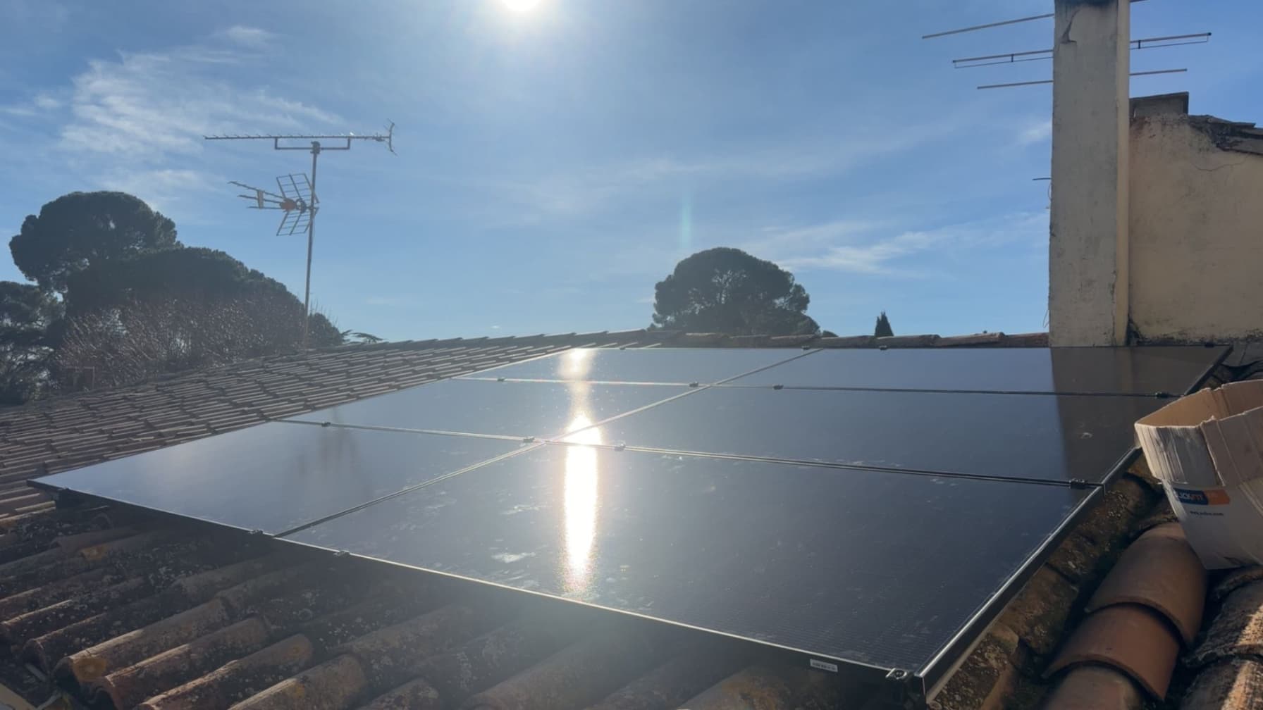 Panneaux photovoltaiques toiture